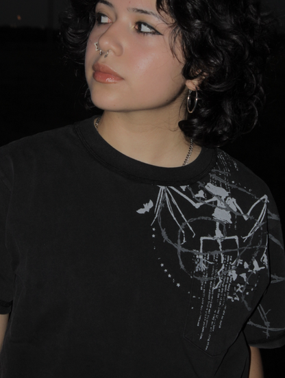 BATS N BARBS POCKET TEE