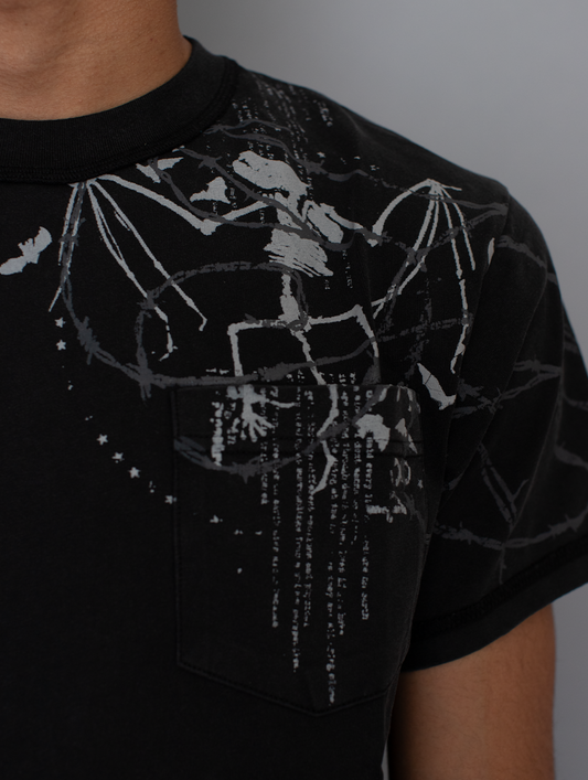 BATS N BARBS POCKET TEE